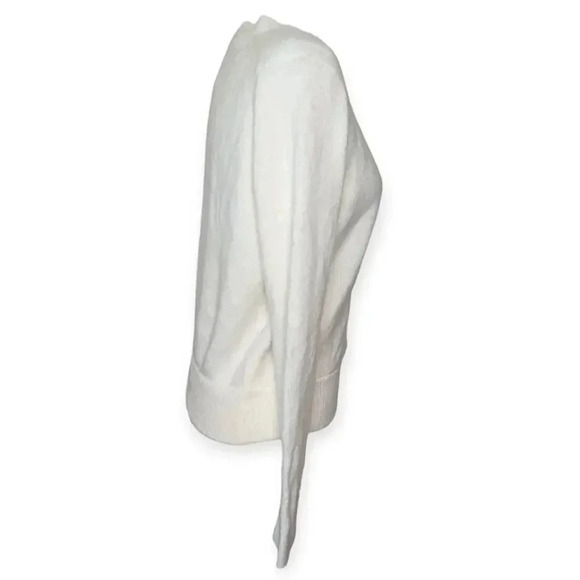 ✨Madewell Wrap-Front Pullover Sweater White Size XS Balletcore - Picture 5 of 9